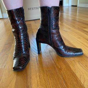 Snakeskin Boots
